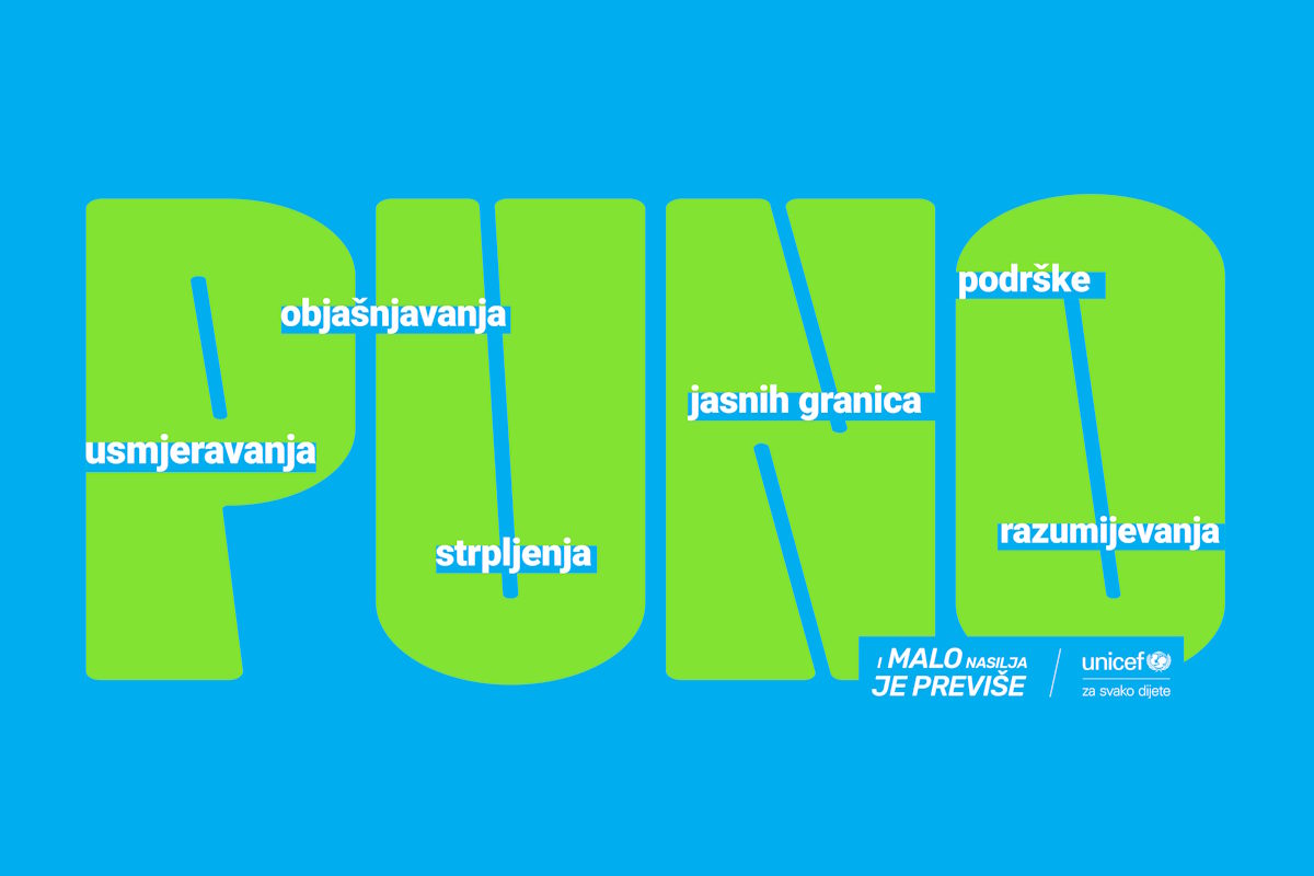 UNICEF pokreće kampanju „I malo nasilja je previše“